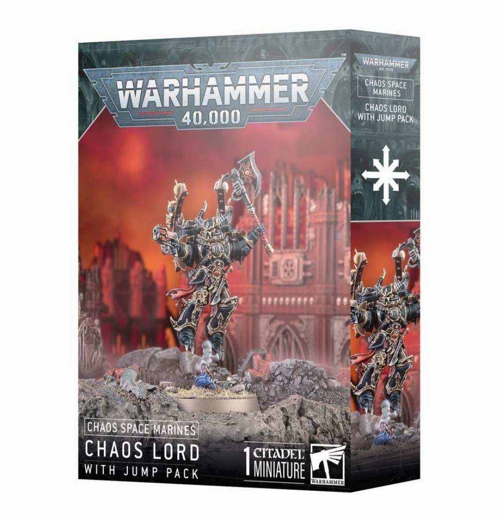 Warhammer 40000 – Chaos Space Marines: Chaos Lord with Jump Pack