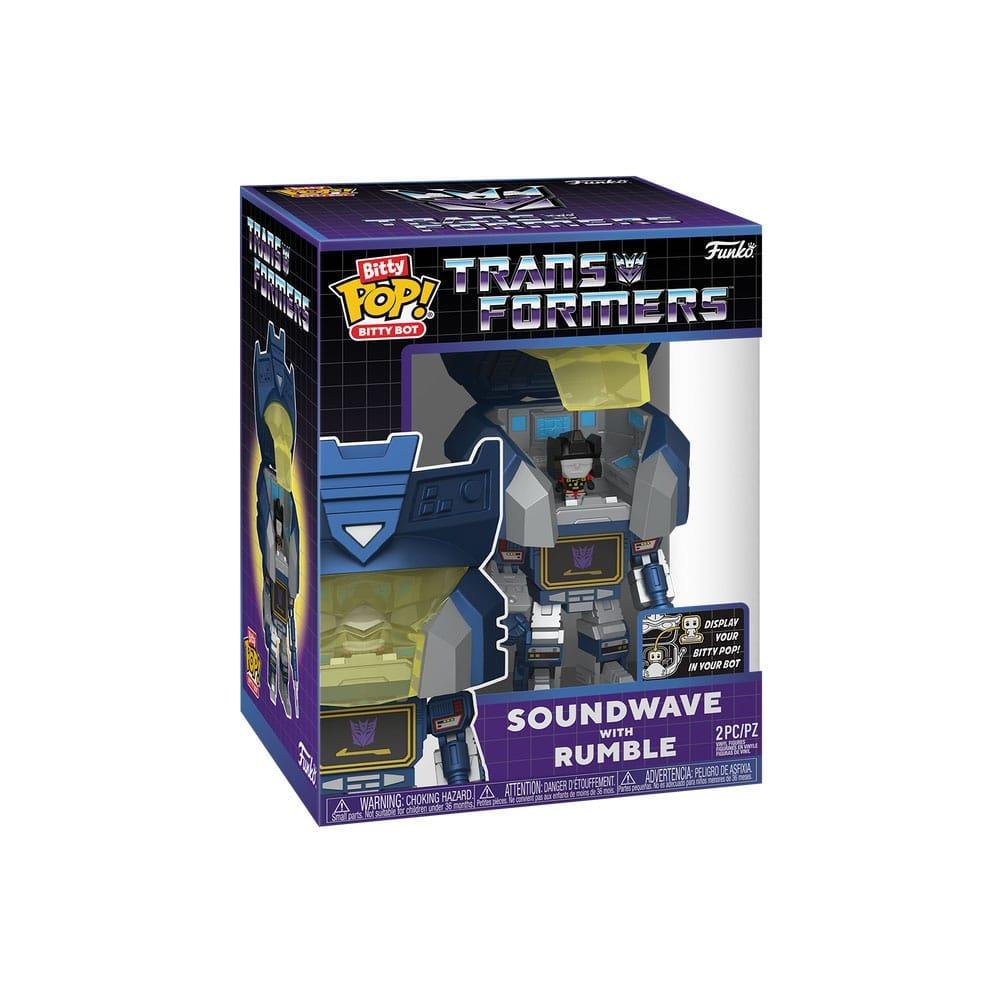 Funko Bitty POP! Bot Transformers – Soundwave with Rumble Φιγούρα
