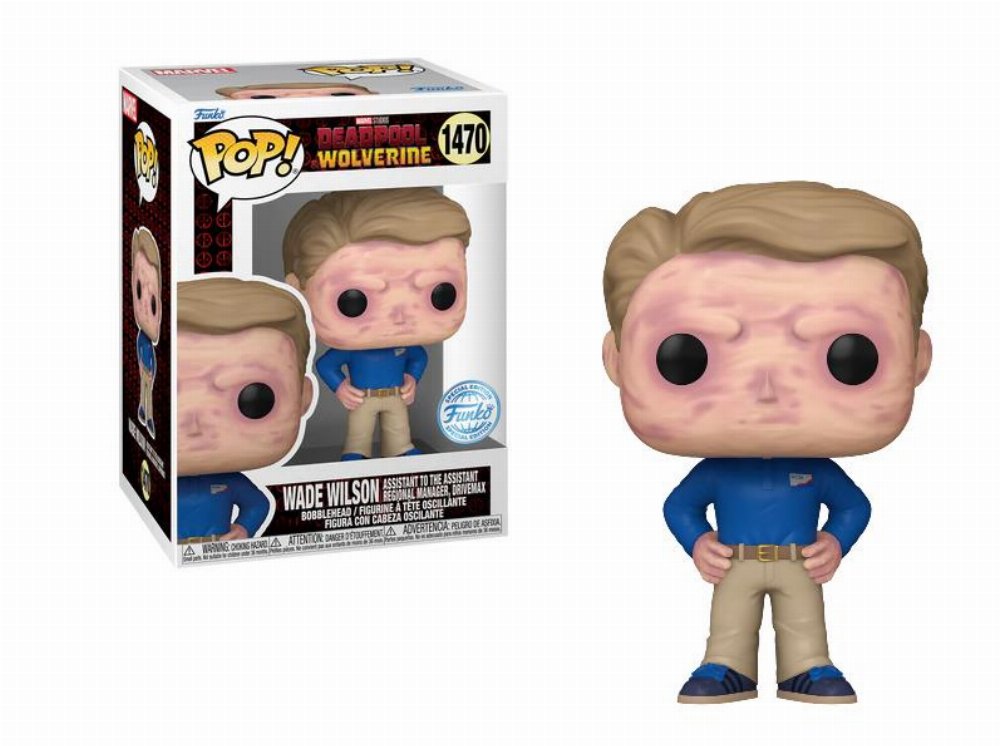 Φιγούρα Funko POP! Marvel: Deadpool & Wolverine – Wade Wilson (Assistant to the Assistant Regional Manager, Drivemax) #1470 (Exclusive)