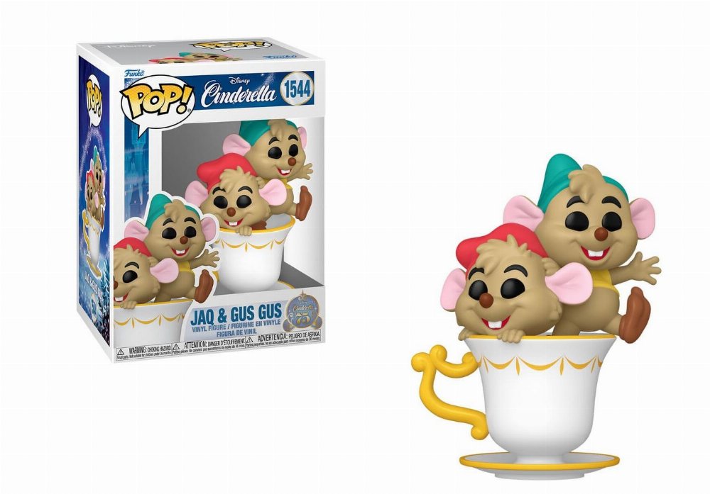 Φιγούρα Funko POP! Disney: Cinderella (75th Anniversary) – Jaq & Gus Gus #1544