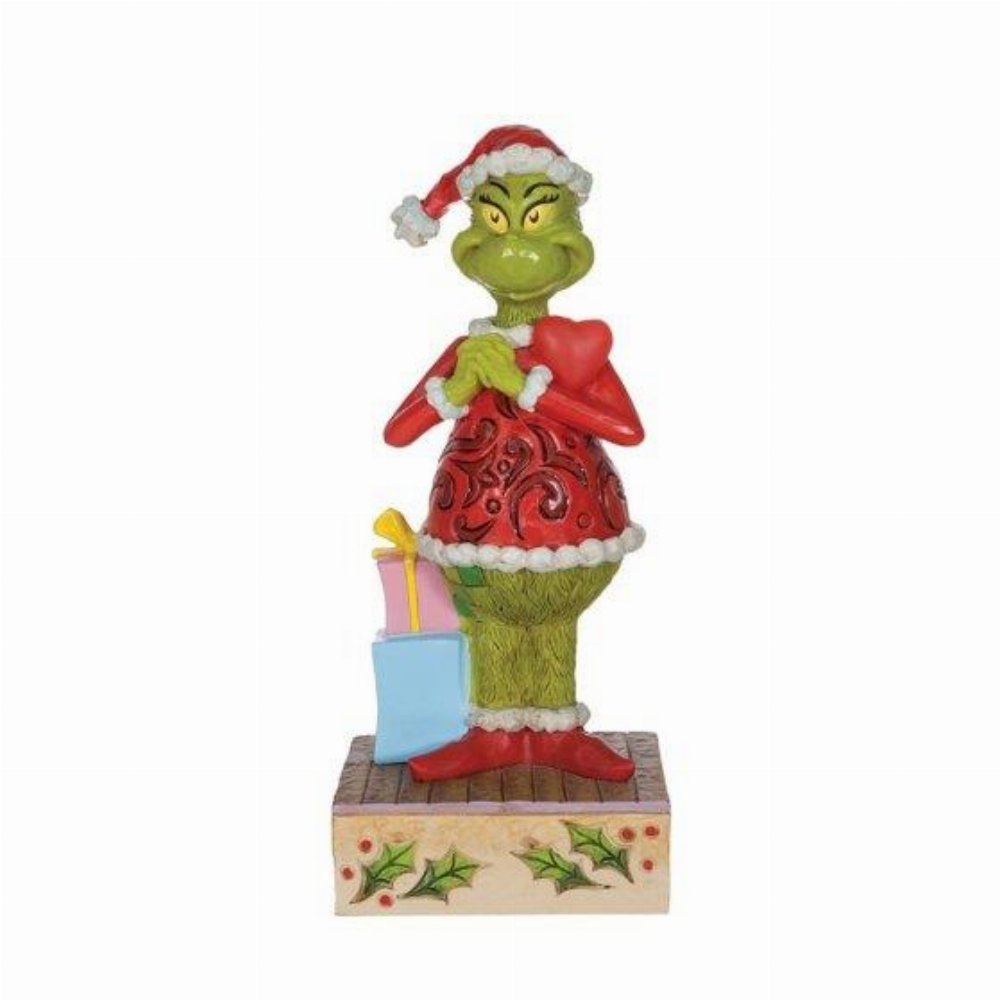 Grinch – Grinch with Blinking Heart by Jim Shore Φιγούρα Αγαλματίδιο (18cm)