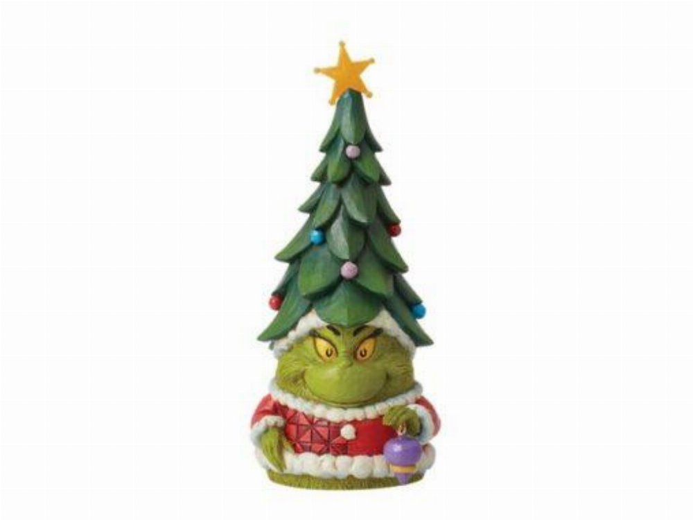 Grinch – Grinch Gnome with Christmas Tree Hat by Jim Shore Φιγούρα Αγαλματίδιο (25cm)