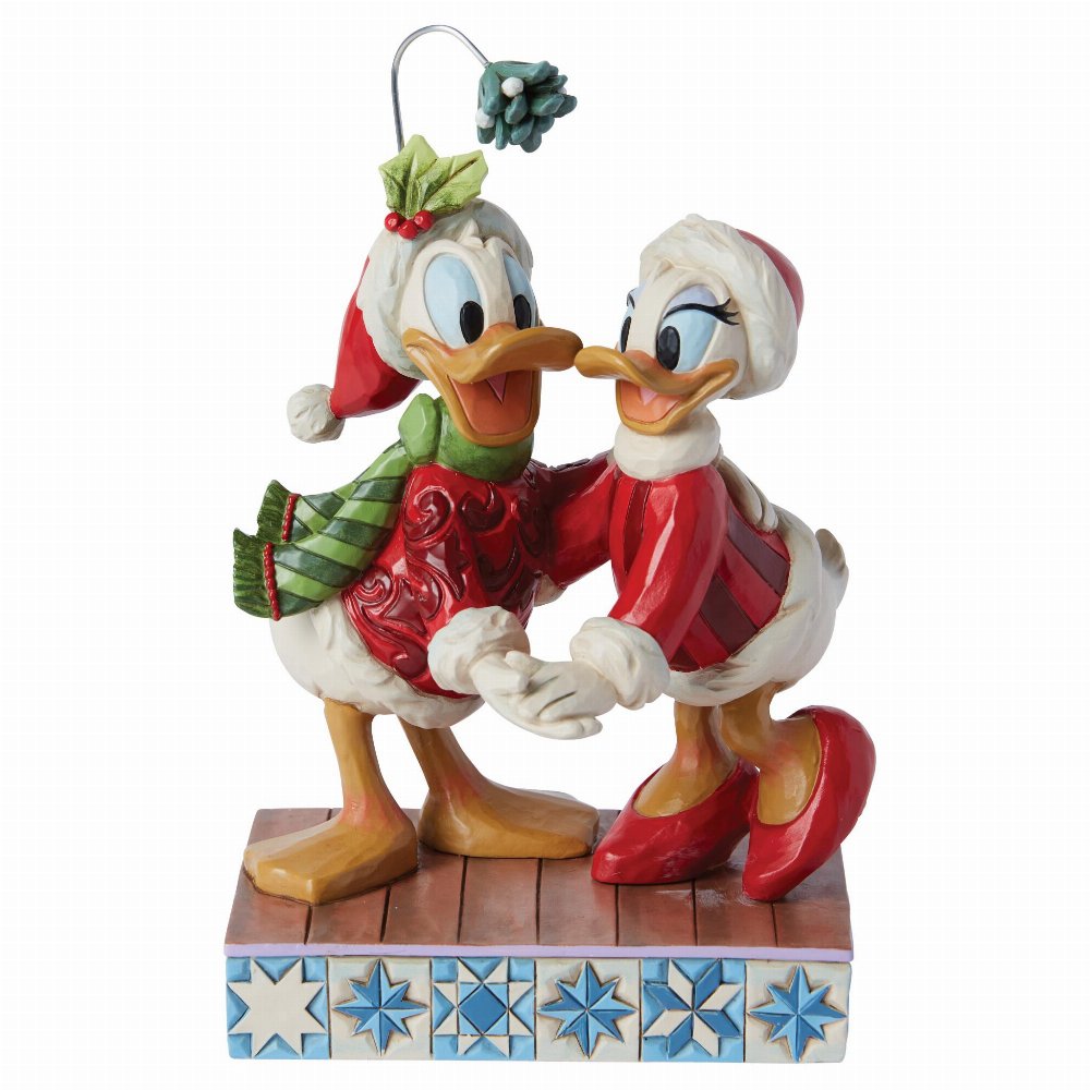 Disney: Donlad Duck – Merry Mistletoe Donald & Daisy Duck Φιγούρα Αγαλματίδιο (16cm)