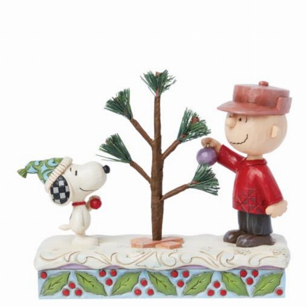 Peanuts – Snoopy & Charlie Brown with Tree by Jim Shore Φιγούρα Αγαλματίδιο (14cm)