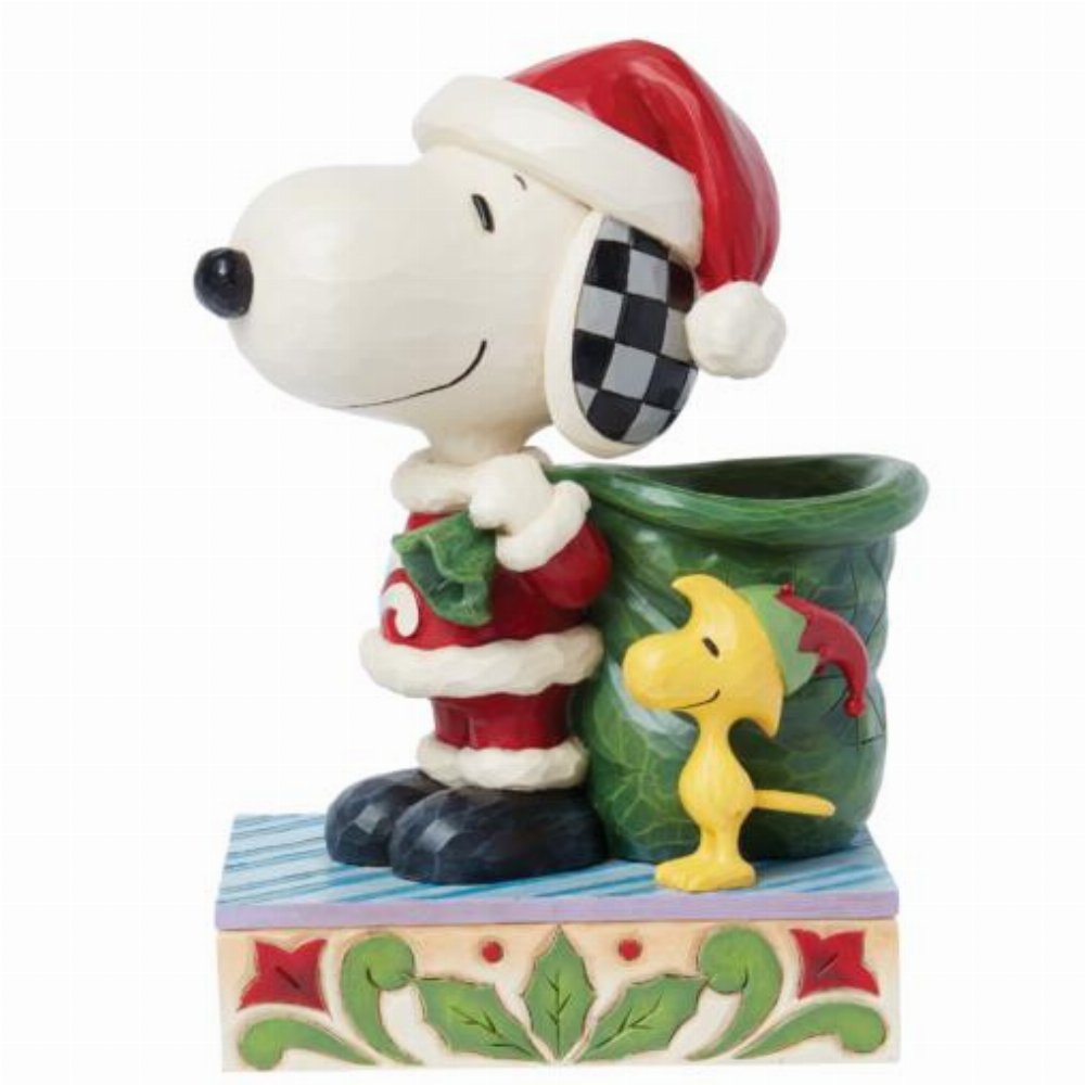 Peanuts – Snoopy Santa by Jim Shore Φιγούρα Αγαλματίδιο (22cm)