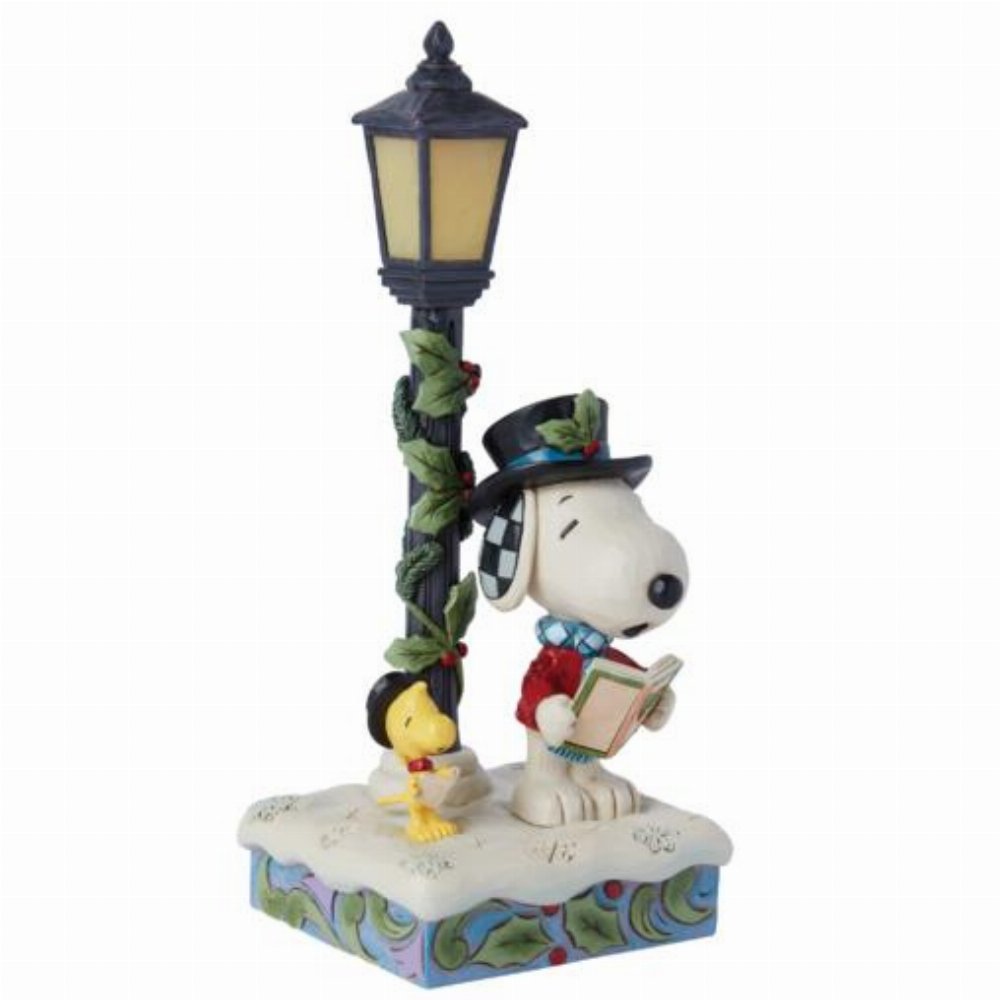 Peanuts – Snoopy & Woodstock Carolling by Jim Shore Φιγούρα Αγαλματίδιο (22cm)