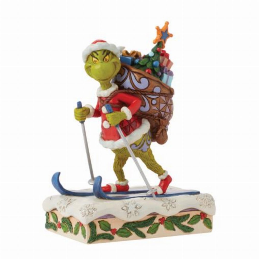 Grinch – Grinch Skiing by Jim Shore Φιγούρα Αγαλματίδιο (17cm)