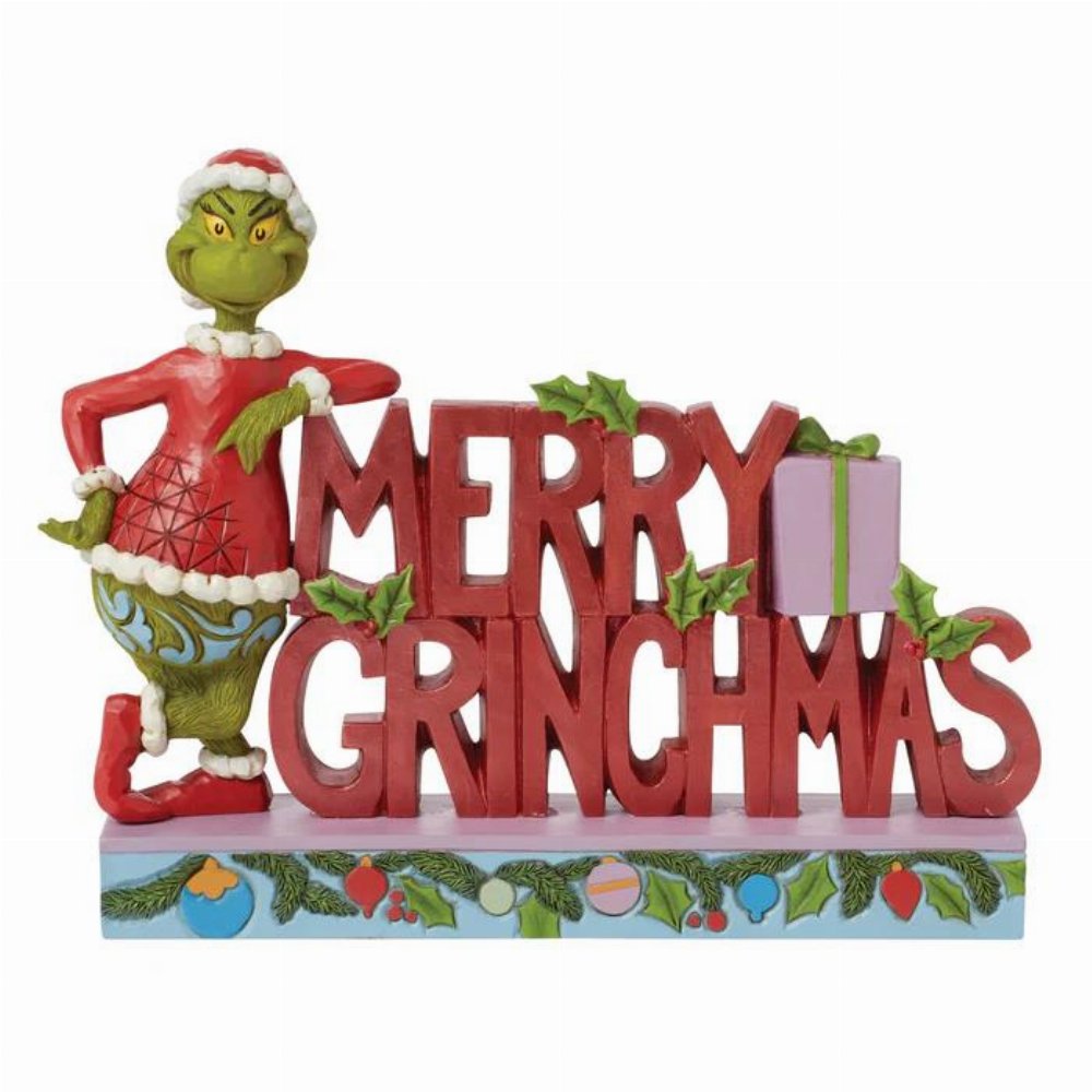 Grinch – Merry Grinchmas by Jim Shore Φιγούρα Αγαλματίδιο (18cm)
