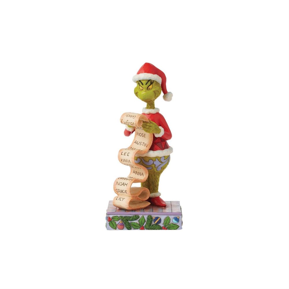 Grinch – Holding Naughty/Nice List by Jim Shore Φιγούρα Αγαλματίδιο (22cm)