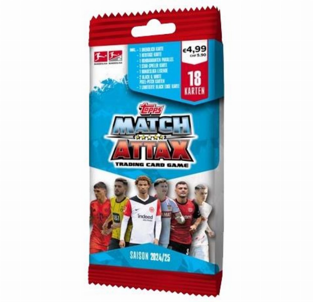 Topps – Match Attax Bundesliga 2024-25 Κάρτες Power Booster Φακελάκι