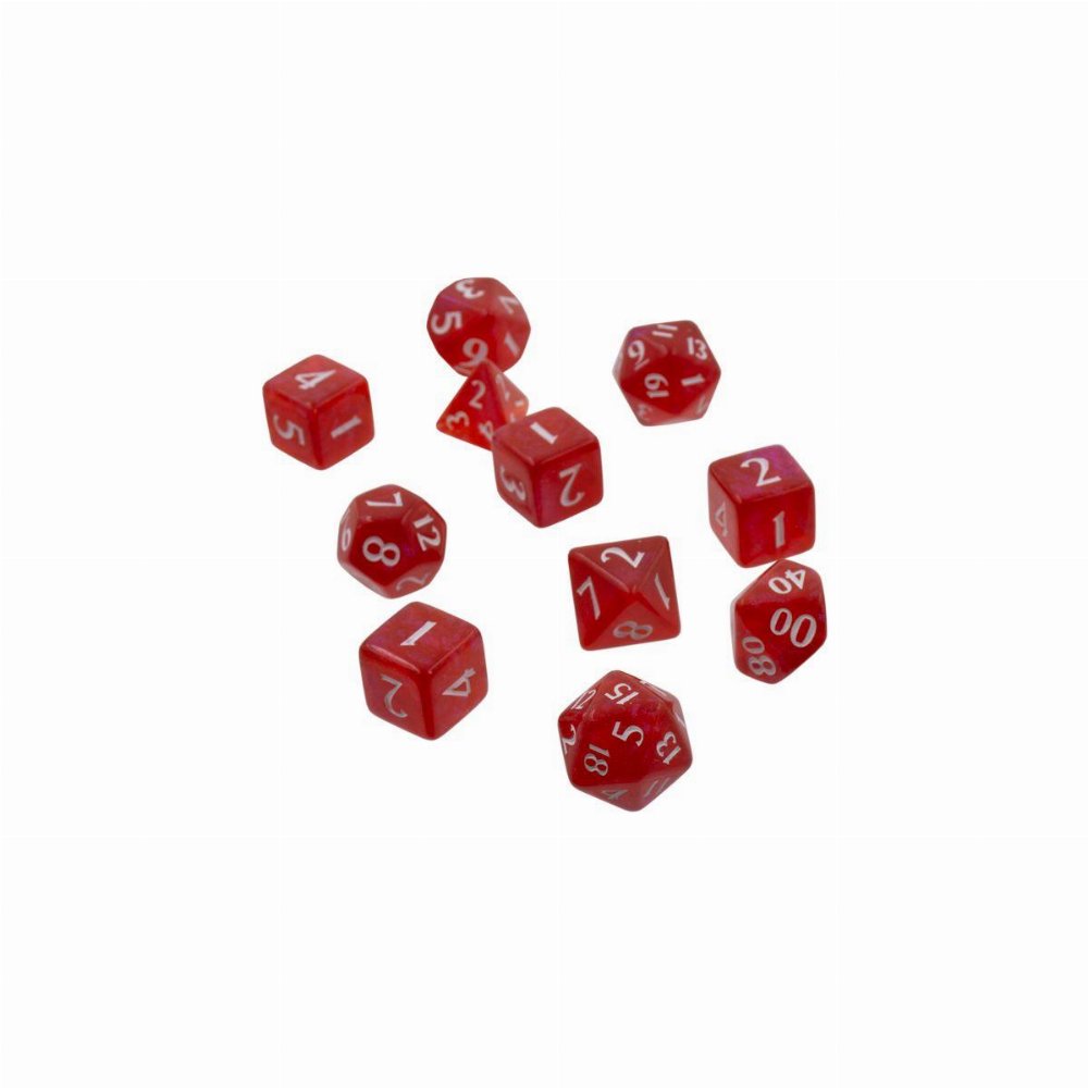 Σετ Ζάρια – Eclipse 11-Dice Set – Apple Red