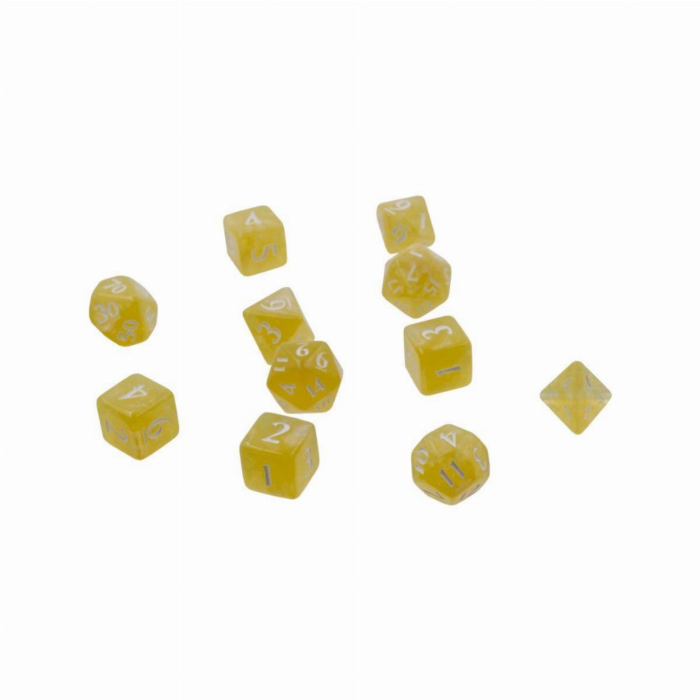 Σετ Ζάρια – Eclipse 11-Dice Set – Lemon Yellow