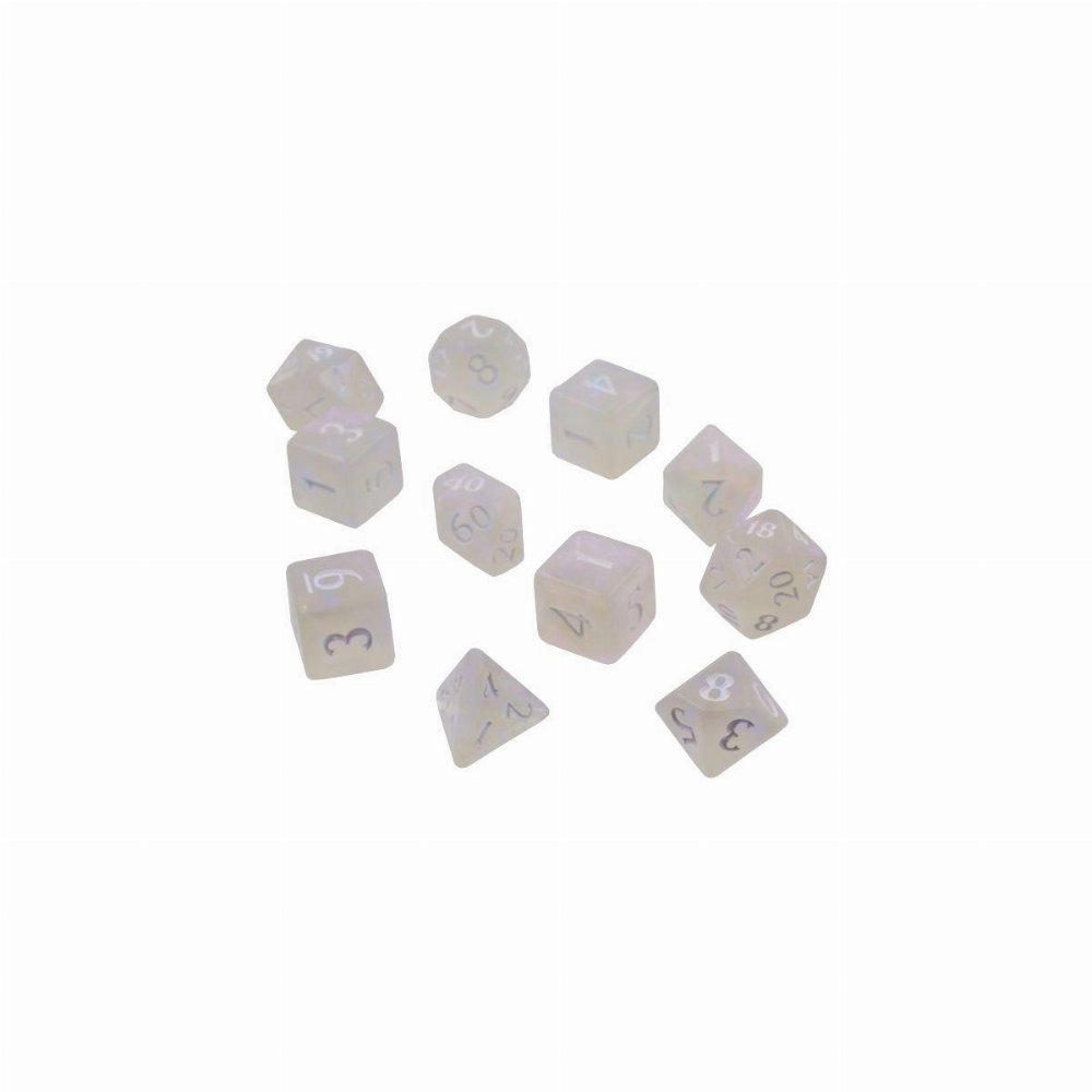 Σετ Ζάρια – Eclipse 11-Dice Set – Arctic White