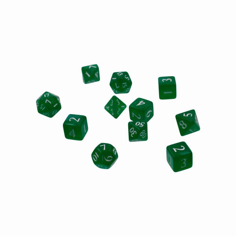 Σετ Ζάρια – Eclipse 11-Dice Set – Forest Green