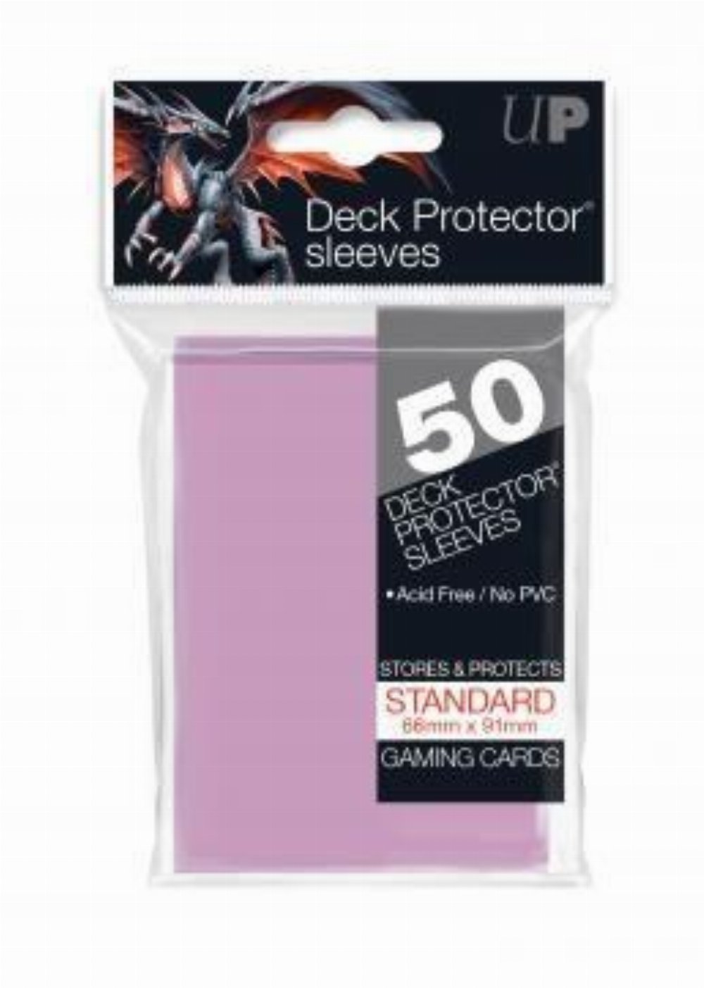 Ultra Pro Card Sleeves Standard Size 50ct – Bright Pink