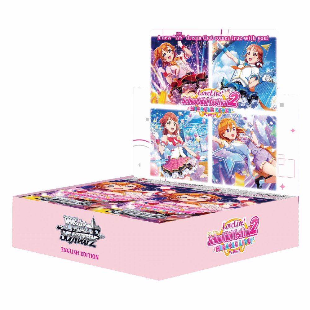 Weiss / Schwarz – Love Live School Idol Festival 2 Miracle Live! Booster Display (16 packs)