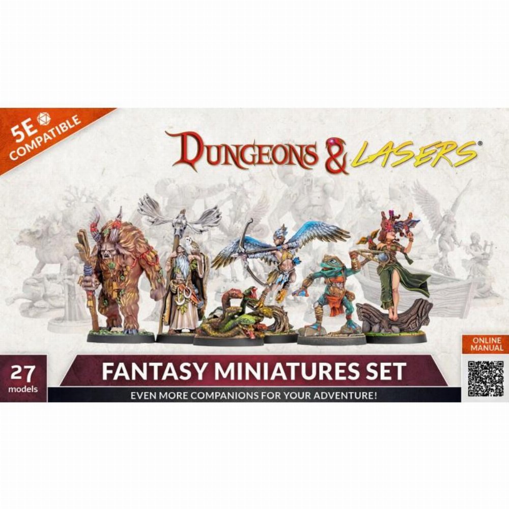Dungeons & Lasers – Fantasy Miniatures Set