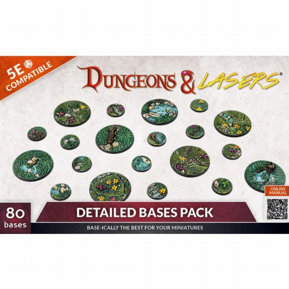 Dungeons & Lasers – Detailed Bases Pack