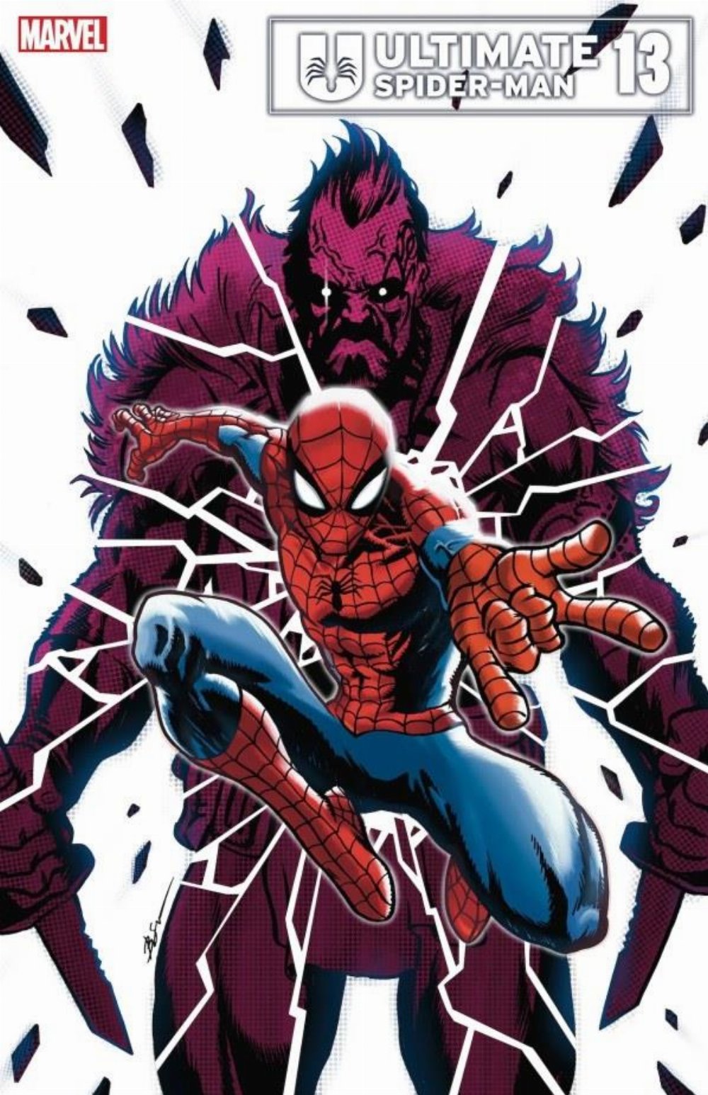 Τεύχος Κόμικ Ultimate Spider-Man #13 Su Ultimate One Year In Foil Variant Cover