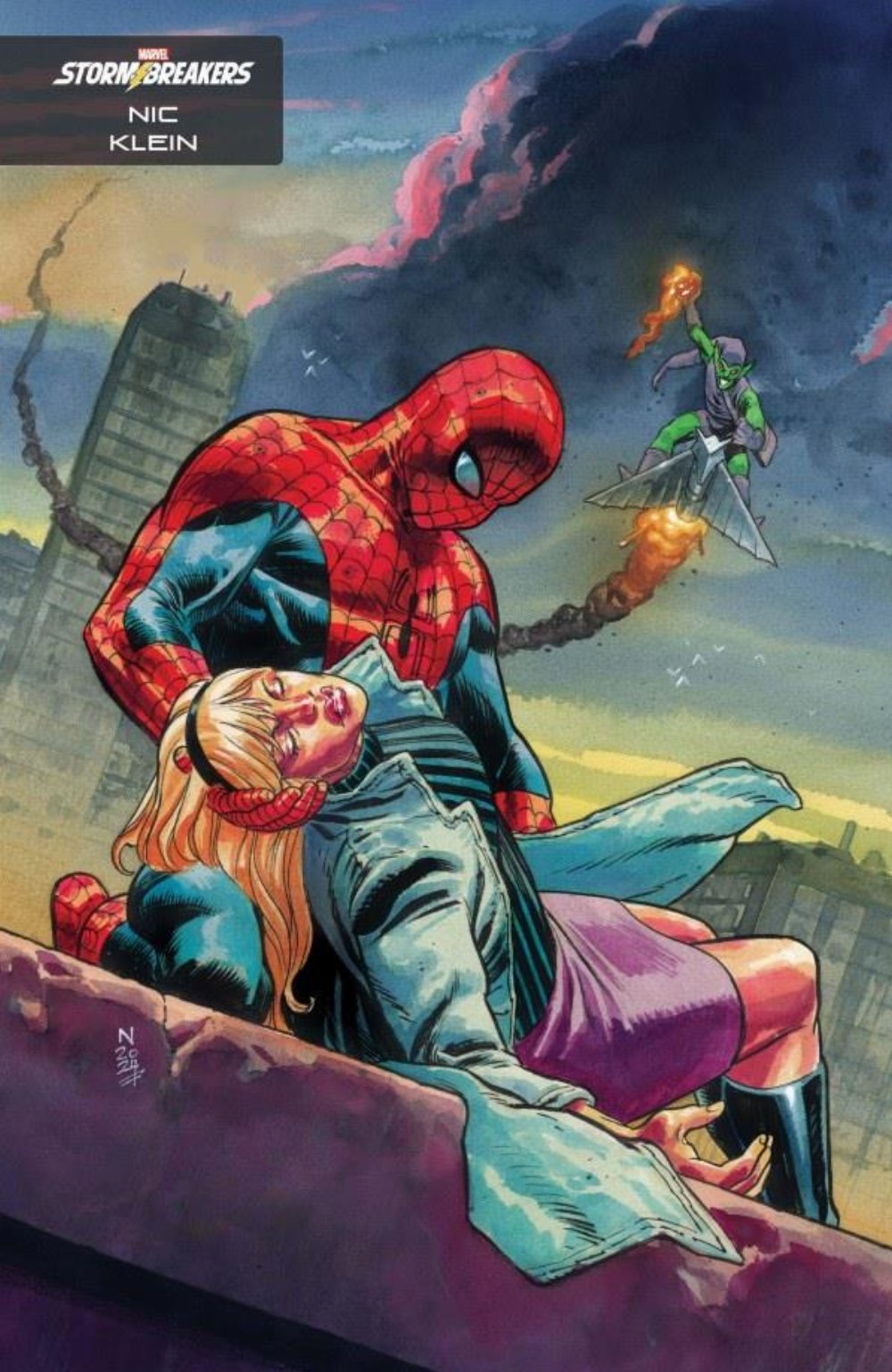 Τεύχος Κόμικ Spider-Gwen The Ghost-Spider #7 Klein Stormbreakers Variant Cover
