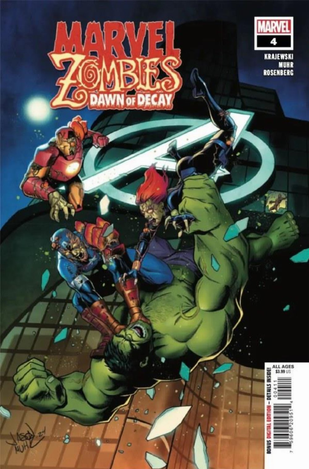 Τεύχος Κόμικ Marvel Zombies Dawn of Decay #4 (OF 4)