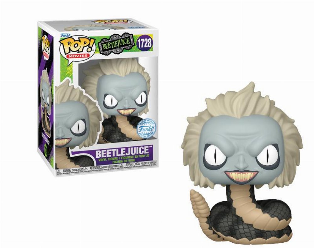 Φιγούρα Funko POP! Beetlejuice – Beetlejuice (Snake) #1728 (Exclusive)