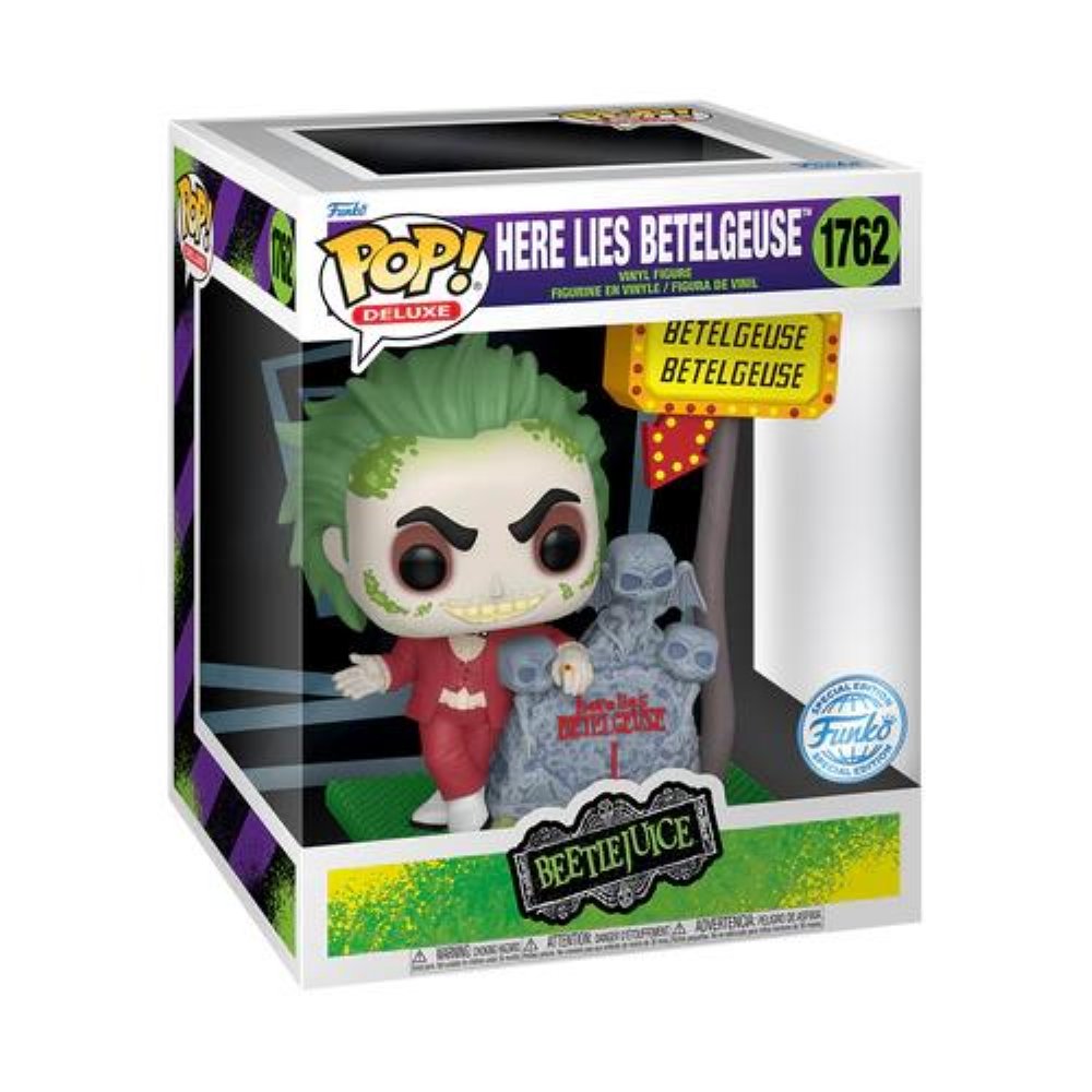 Φιγούρα Funko POP! Deluxe: Beetlejuice – Here Lies Betelgeuse #1762 (Exclusive)