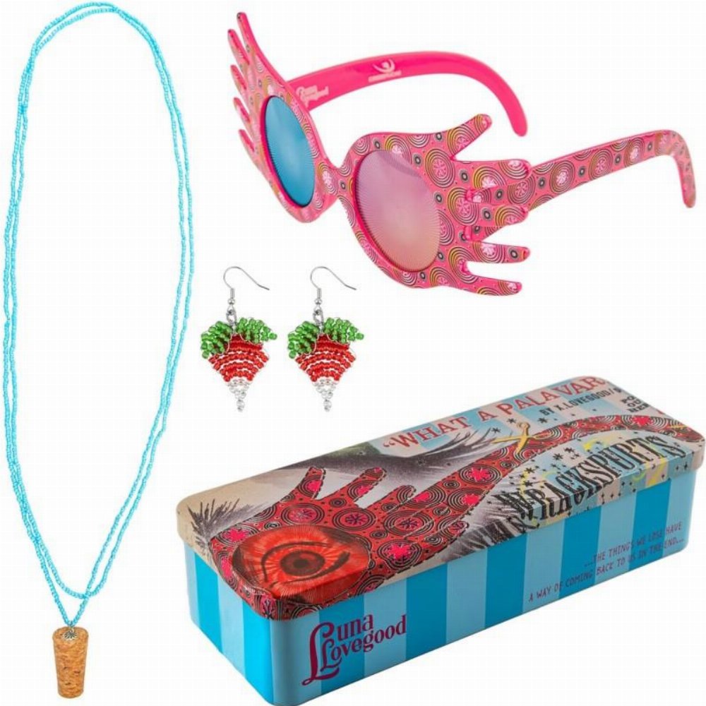 Harry Potter – Luna Lovegood Σετ Δώρου (Γυαλιά, Σκουλαρίκια, Κρεμαστό)