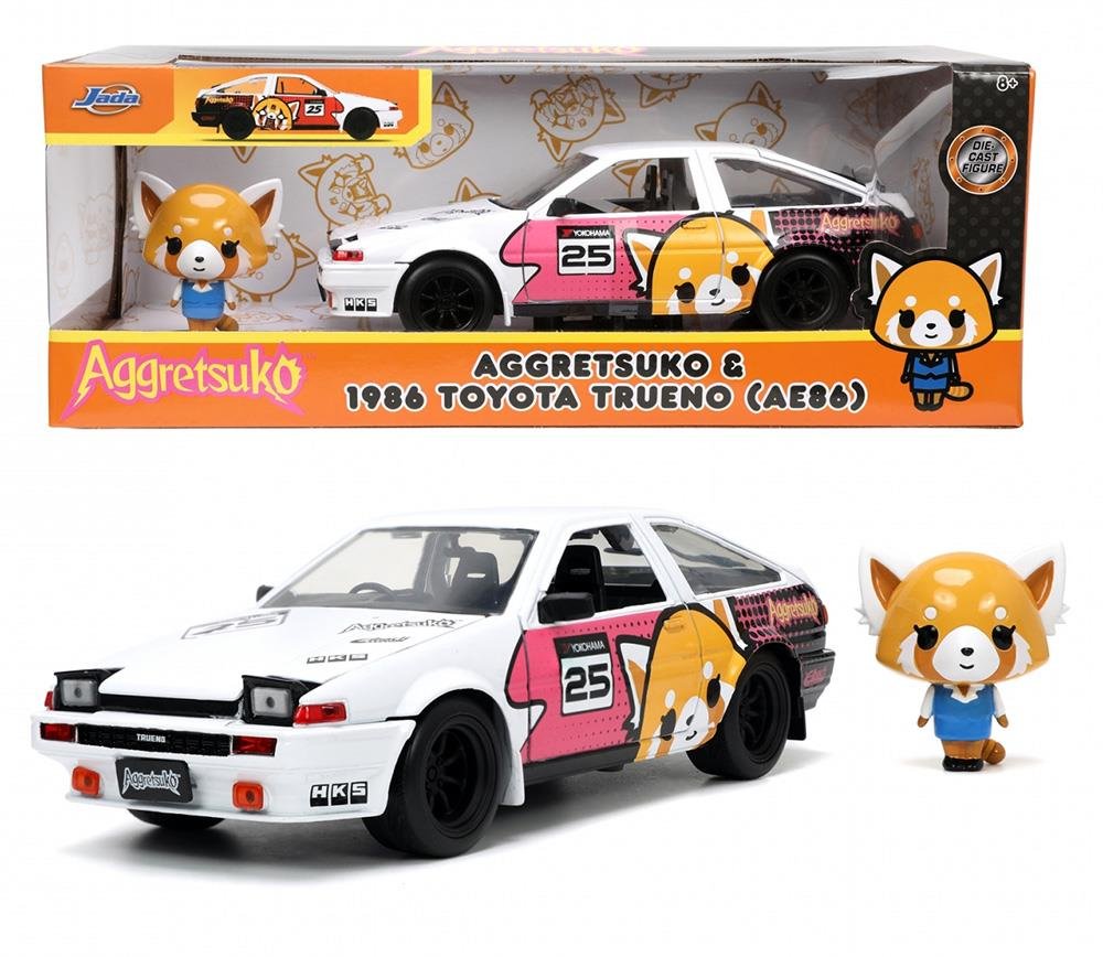 Aggretsuko – Toyota Trueno 1986 Diecast Model (1/24)