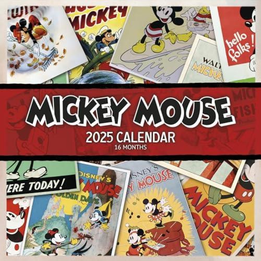 Disney – Mickey and Minnie 2025 Ημερολόγιο Τοίχου (30x30cm)