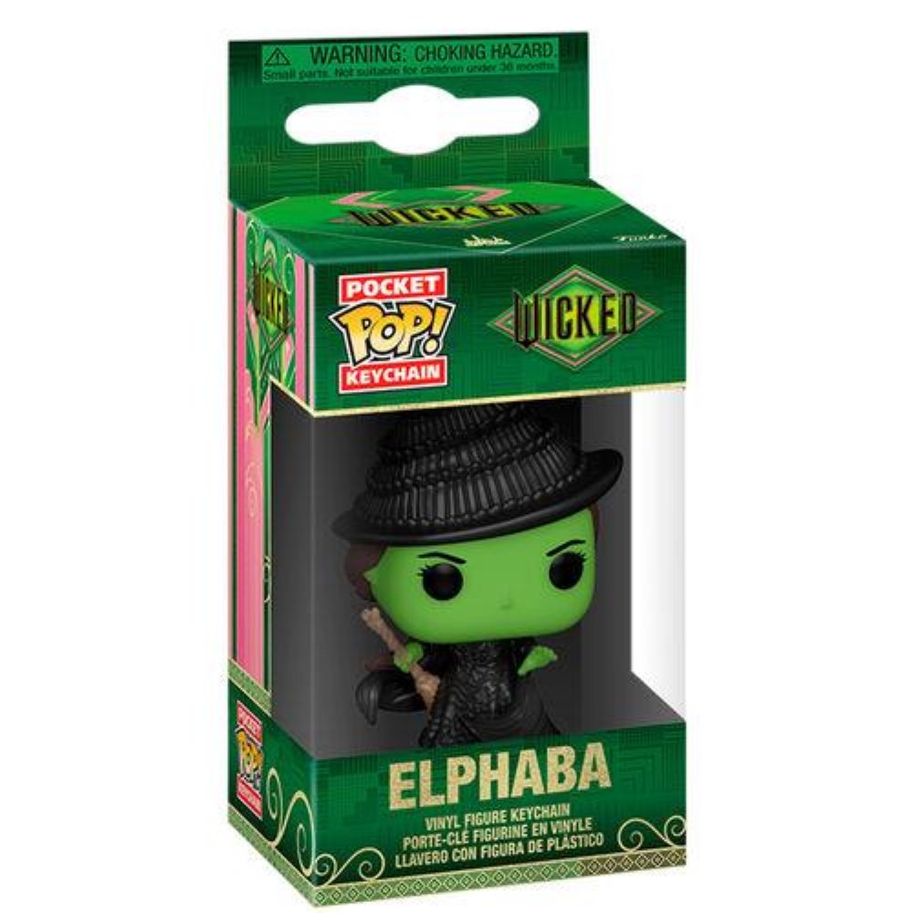 Funko Pocket POP! Μπρελόκ Wicked (2024) - Elphaba Φιγούρα
