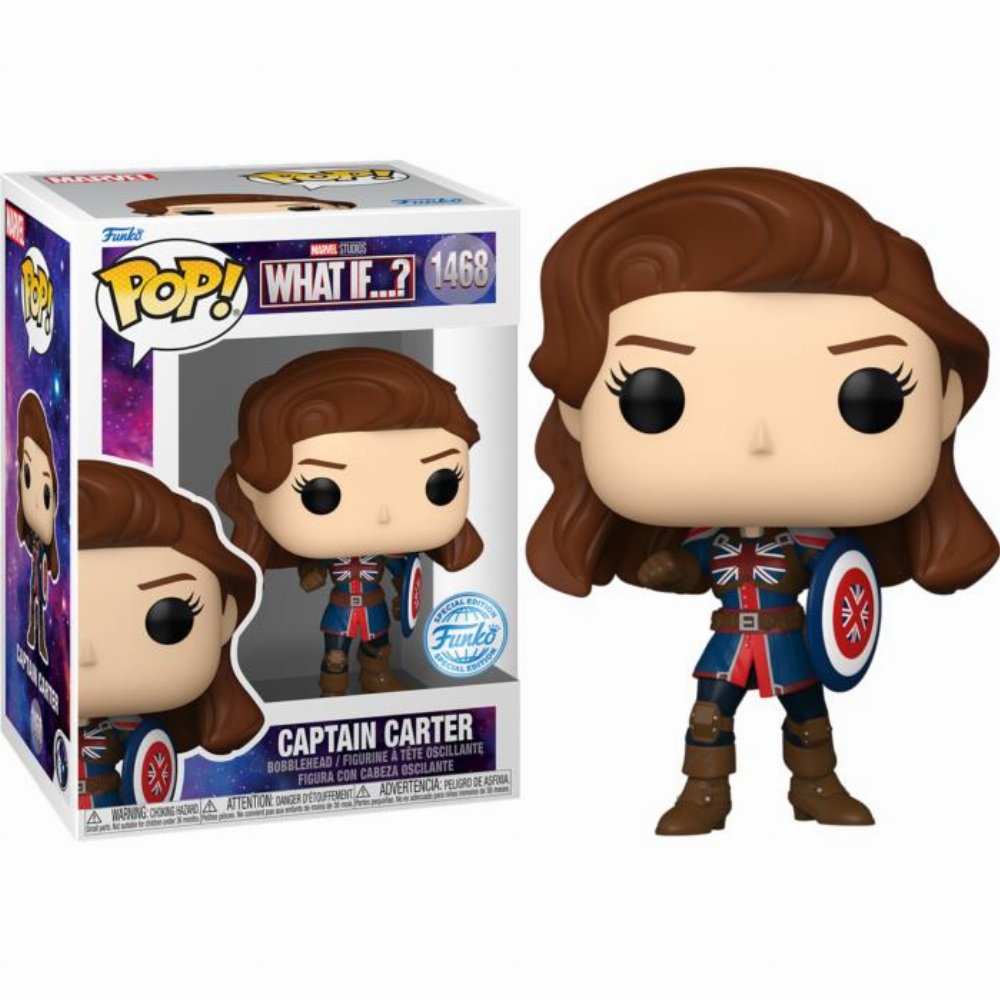 Φιγούρα Funko POP! Marvel: What If – Captain Carter #1468 (Exclusive)