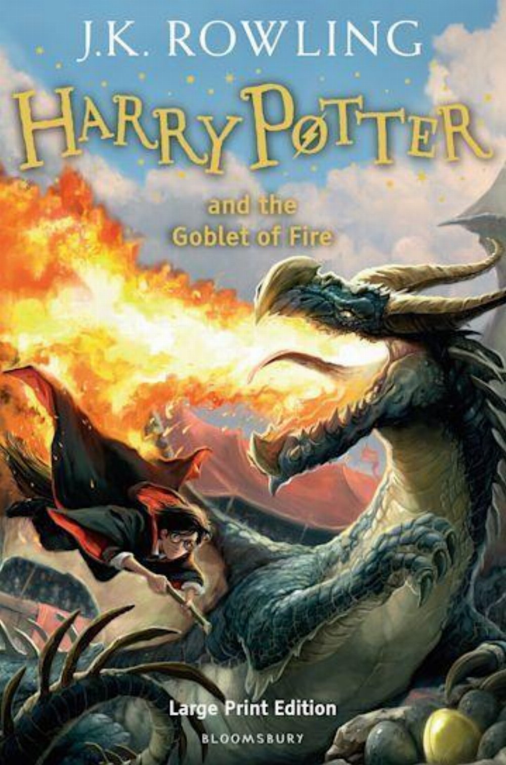 Βιβλίο Harry Potter and the Goblet of Fire (Large Print Edition HC)