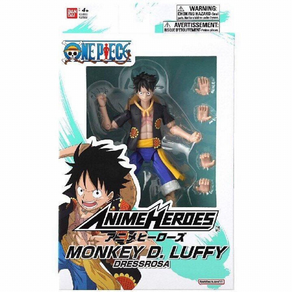 One Piece: Anime Heroes – Monkey D. Luffy (Dressrosa) Φιγούρα Δράσης (17cm)