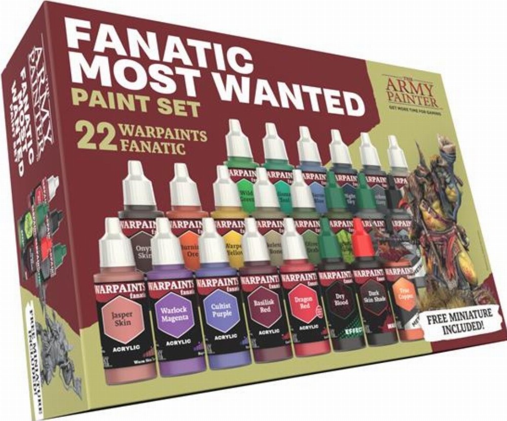 The Army Painter – Warpaints Fanatic: Most Wanted Set (22 Colours)
