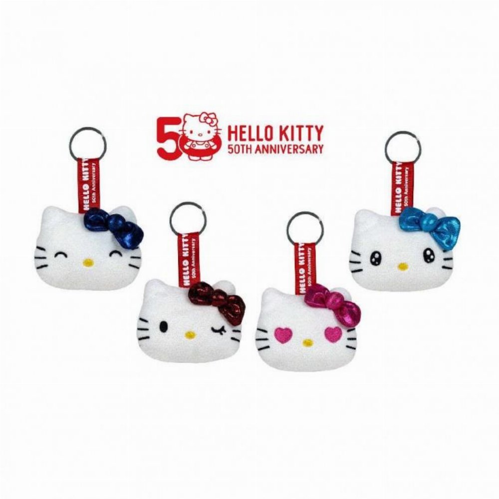 Sanrio – Hello Kitty: 50th Anniversary Λούτρινο Μπρελόκ (Τυχαίο Σχέδιο)