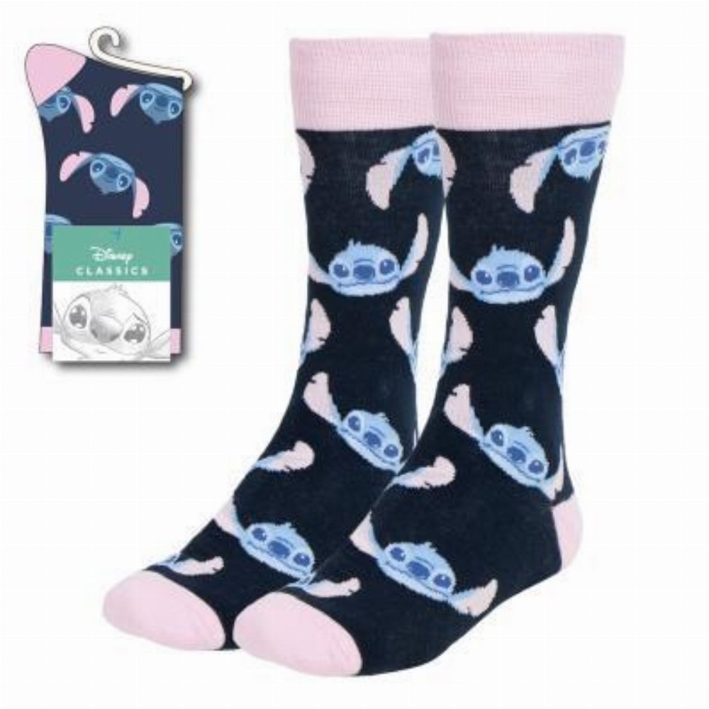 Disney: Lilo & Stitch – Stitch Black Κάλτσες (Μέγεθος 36-43)