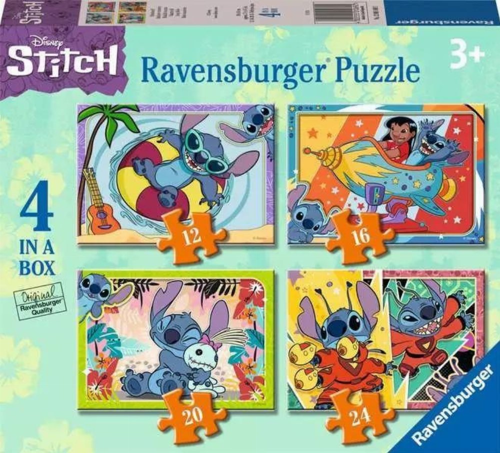 Παζλ 4 in 1 – Disney: Lilo & Stitch