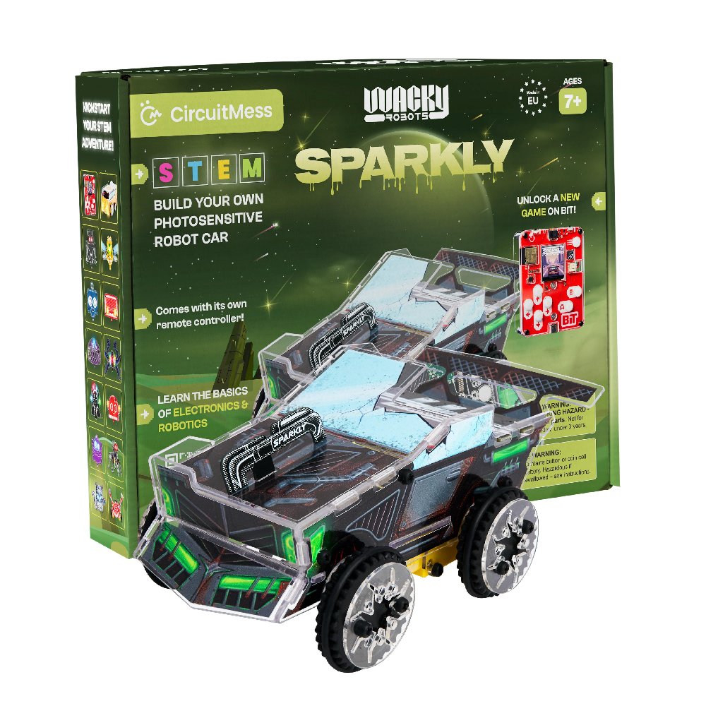 CircuitMess DIY STEM Kit – Adventure Sparkly 2.0 (Κάνε το δικό σου Robot Car) για ηλικίες 9+