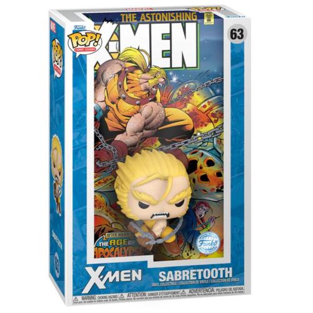 Φιγούρα Funko POP! Comic Covers: Marvel X-Men – Sabretooth #63 (Exclusive)