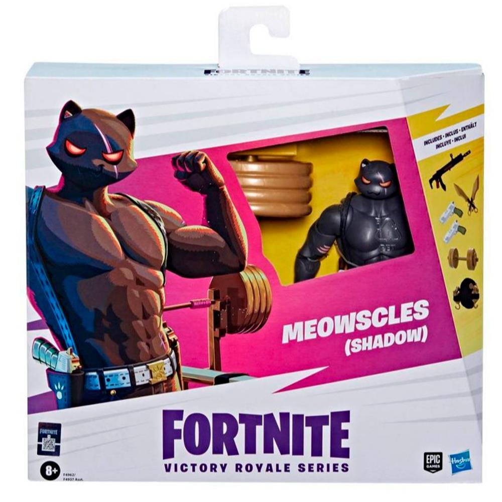 Fortnite: Victory Royale Series – Meowscles (Shadow) Deluxe Φιγούρα Δράσης (15cm)