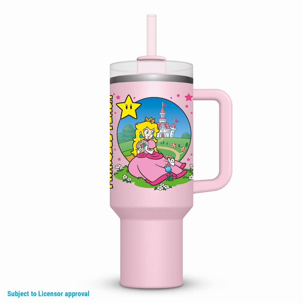 Super Mario – Peach Ανοξείδωτος Θερμός (1130ml)