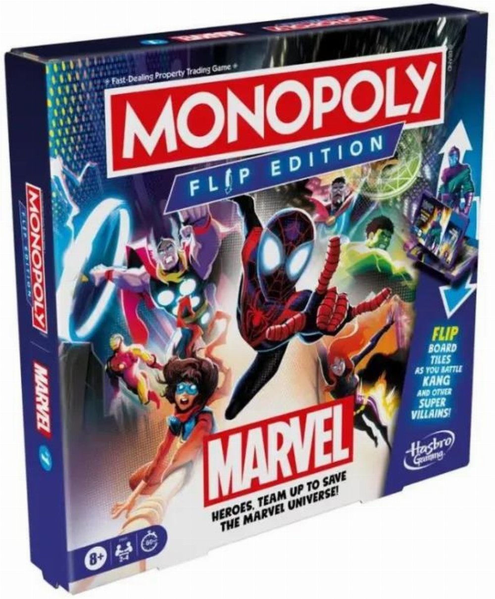Επιτραπέζιο Παιχνίδι Monopoly: Marvel Flip Edition