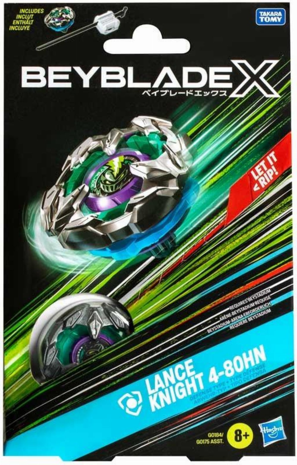 Beyblade X – Lance Knight 4-80HN Starter Pack Set (G0184)