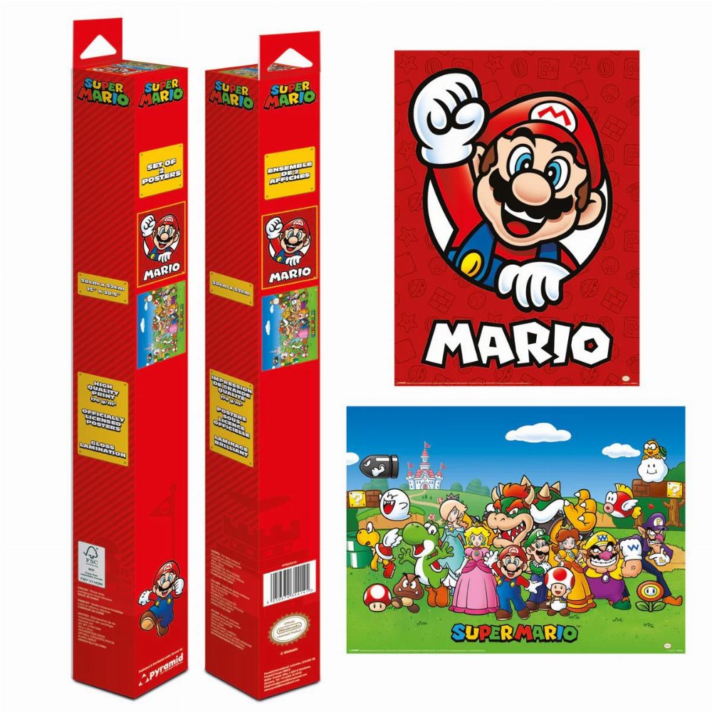 Super Mario – Characters 2-Pack Αυθεντικές Αφίσες (52x38cm)
