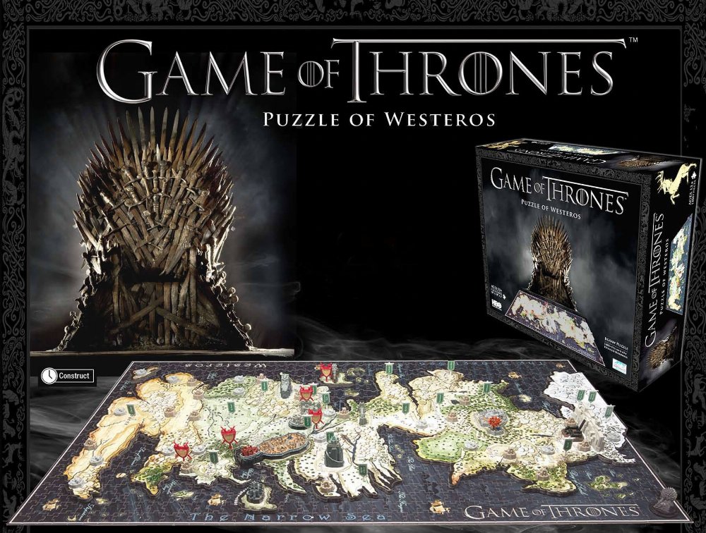 Game of Thrones 4D Puzzle of Westeros