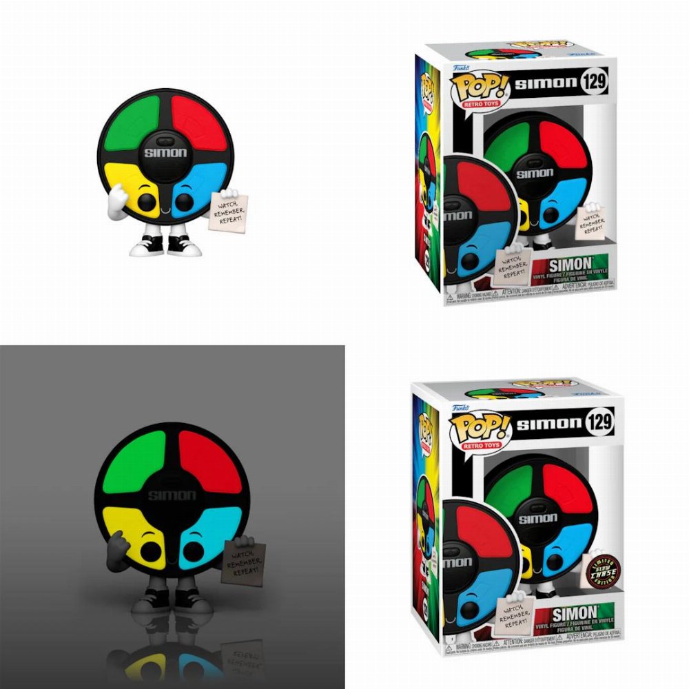 Φιγούρες Funko POP! Bundle of 2: Retro Toys – Simon #129 & Chase