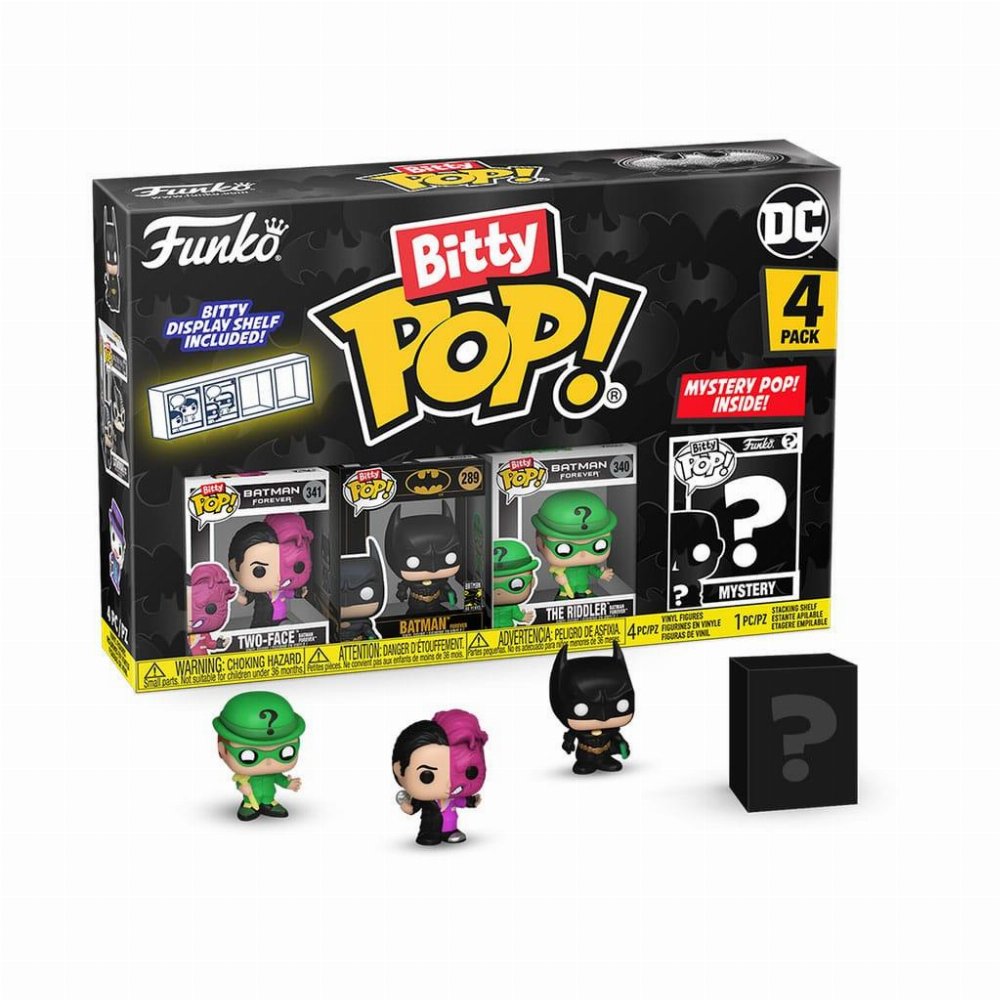 Funko Bitty POP! DC Comics – Two-Face, Batman, The Riddler & Chase Mystery 4-Pack Φιγούρες