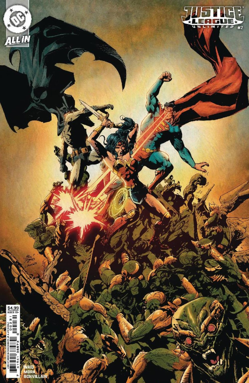 Τεύχος Κόμικ Justice League Unlimited #2 Deodato Cardstock Variant Cover