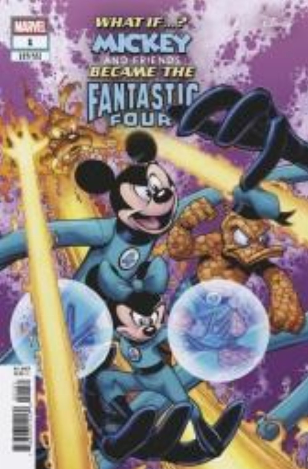 Τεύχος Κόμικ What If…? Mickey & Friends Became The Fantastic Four #1 Nick Bradshaw Variant